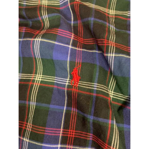 RALPH LAUREN Men’s Plaid Casual Button-Down Shirt / Size: Large - Picture 4 of 8